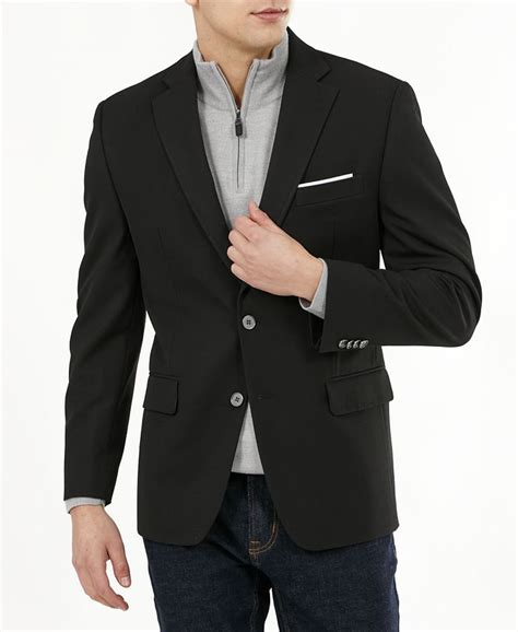 michael kors mens slim-fit stretch-cotton blazer sale|Michael Kors Men's Clothing Clearance Sale .